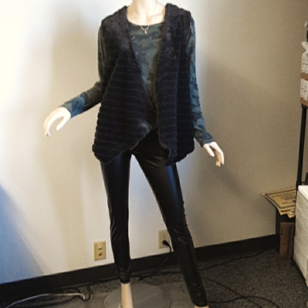 Kori America faux fur vest